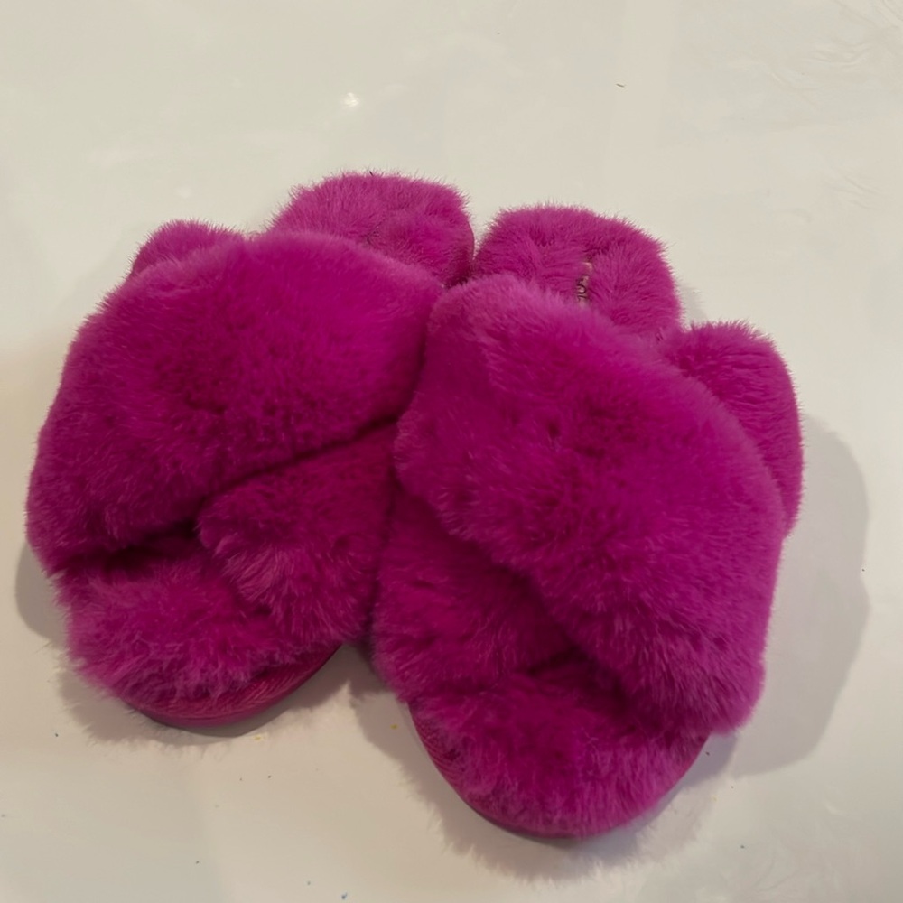 Purple slippers